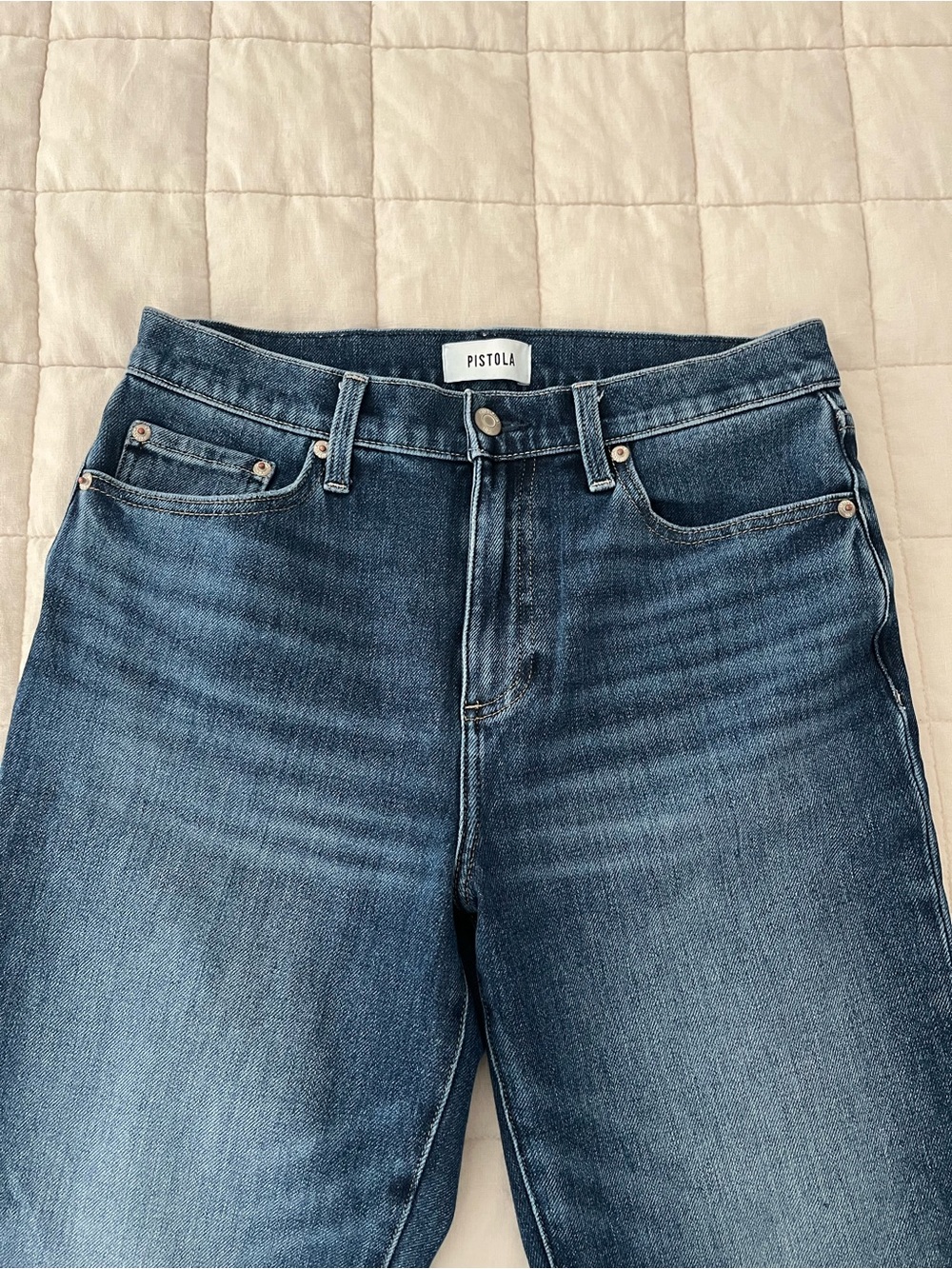 Pistola Dark Indigo Straight-Leg Jeans